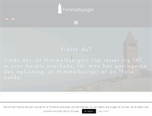 Tablet Screenshot of himmelbjerget.dk
